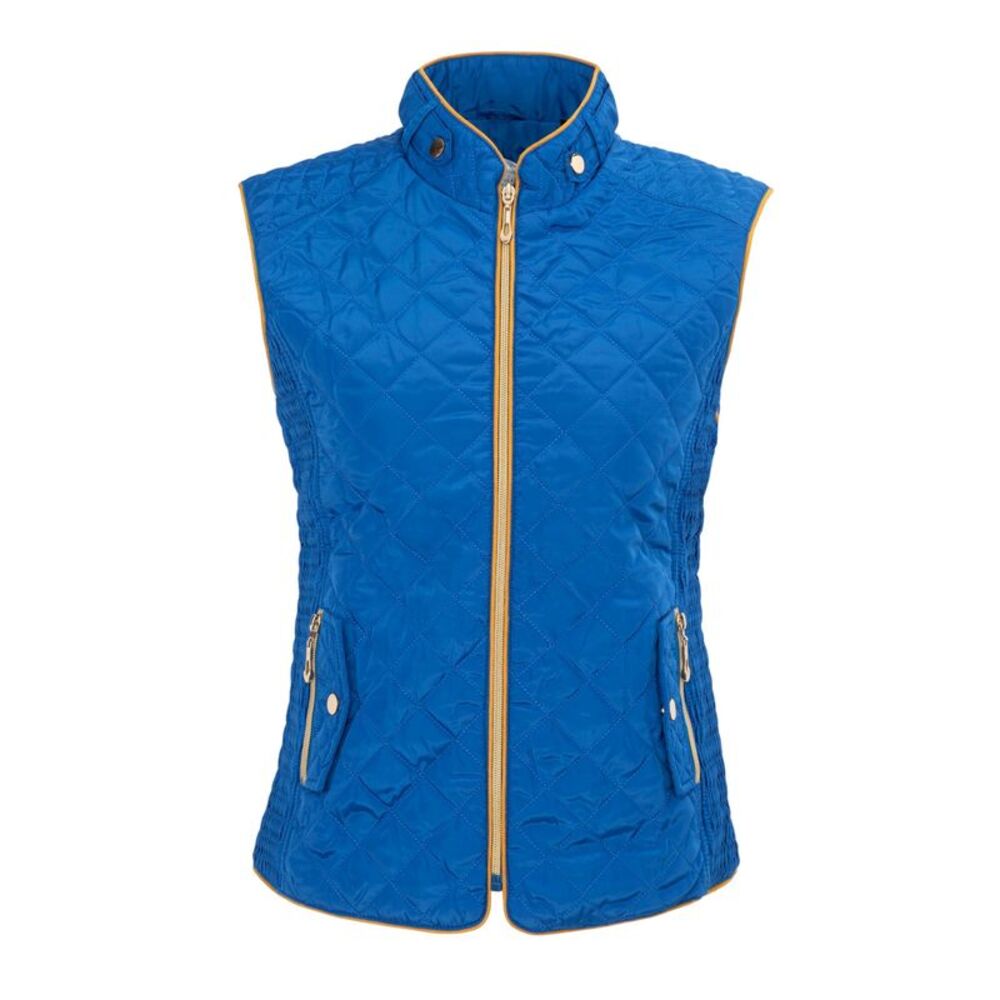 Miso Womens/Ladies Quilted Vest / Blue